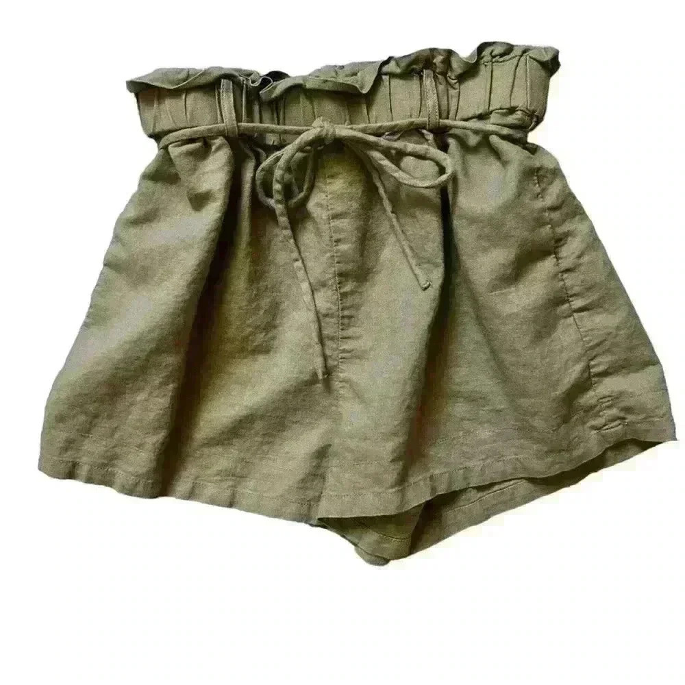 Princess Polly paper bag waist shorts
